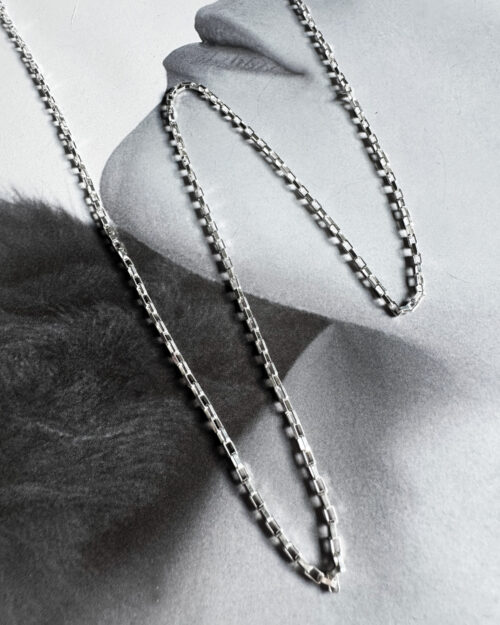 Łańcuszek srebrny square · silver