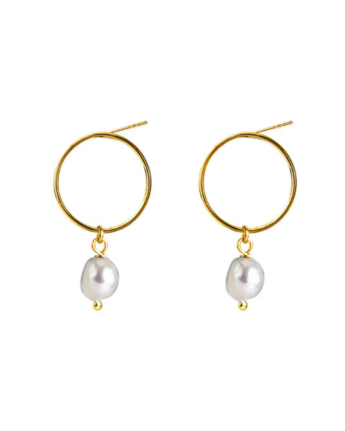 Kolczyki Ivory Pearl · gold
